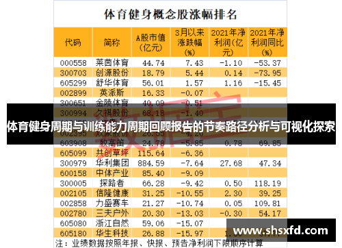 体育健身周期与训练能力周期回顾报告的节奏路径分析与可视化探索